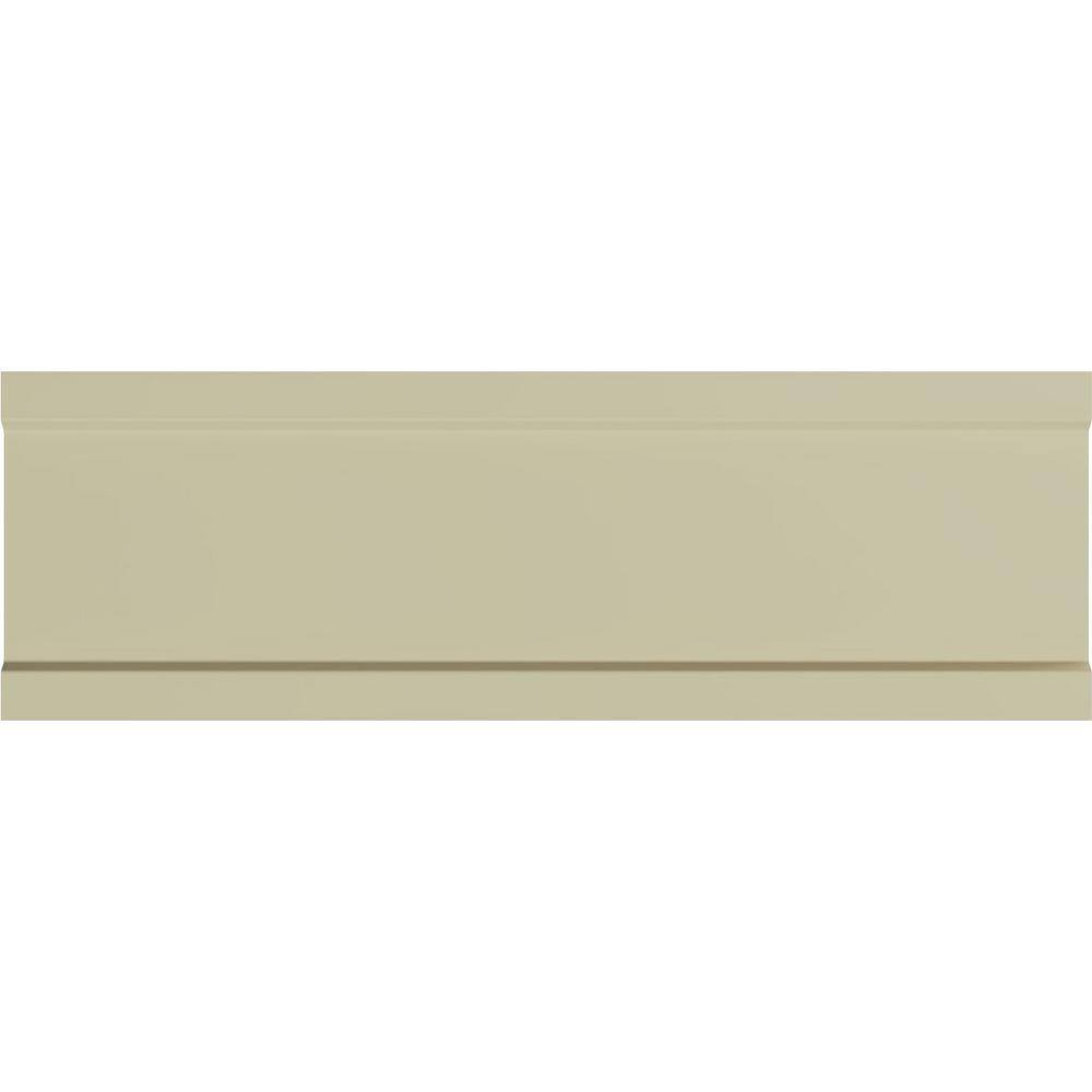 Primed White Polyurethane Geometric Rose Chair Rail Moulding