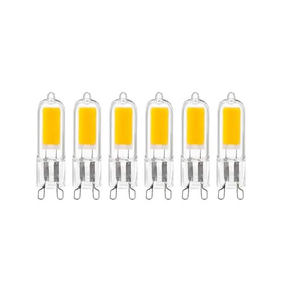 Sunlite 25-Watt Equivalent G9 Bi-pin Base Non-Dimmable Mini LED Light Bulb in Daylight 5000K (6-Pack)