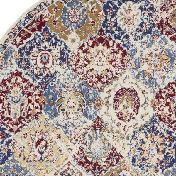 4' X 6' Charcoal and Ivory Abstract Shag Area Rug