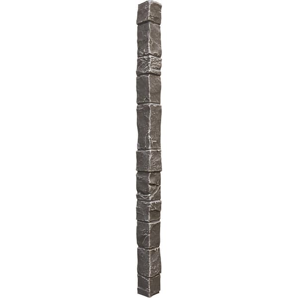 3 in. x 48 in. Universal Outside Corner for StoneWall Faux Stone Siding Panels