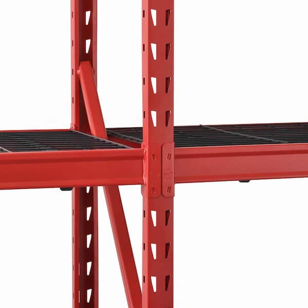 Husky 4Tier Industrial Duty Steel Freestanding Garage Storage Shelving