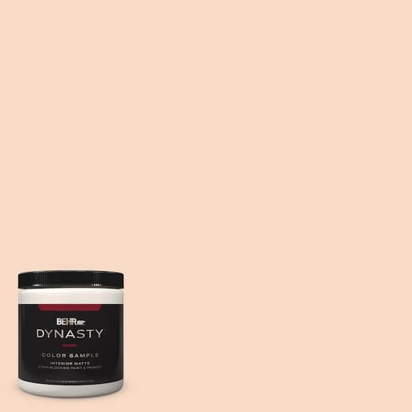 BEHR DYNASTY 8 oz. #M210-2 Paper Heart Matte Stain-Blocking Interior/Exterior Paint and Primer Sample