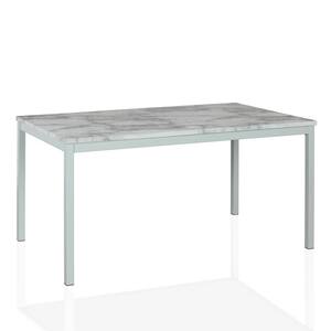 Greta 60 in. White Dining Room Table and Home Office Desk