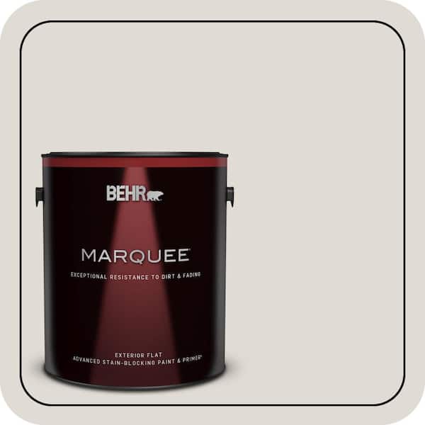 BEHR MARQUEE 1 gal. #T13-2 Empire Porcelain Flat Exterior Paint & Primer