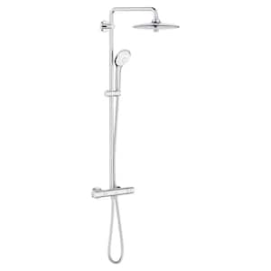 Euphoria 260 CoolTouch 3-Spray Thermostatic Shower System in StarLight Chrome