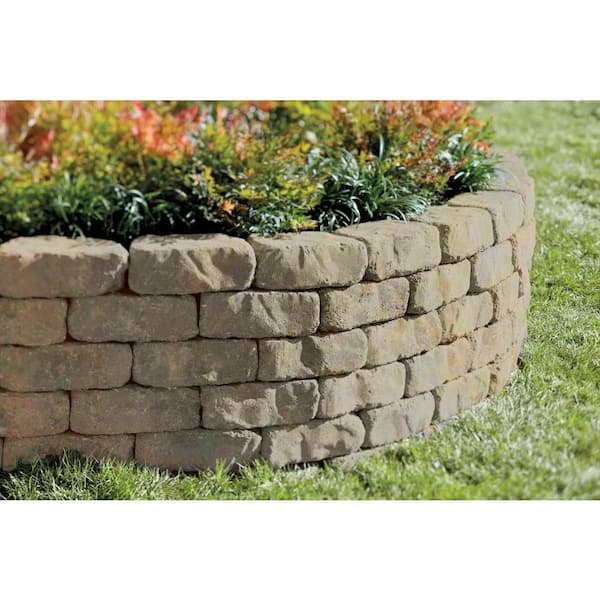 バッグ building block beltback stone Oldcastle Beltis 4 in. x 11 in. x 6 in. Tan Charcoal