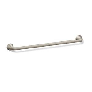 Cursiva 24 in. Towel Bar in Vibrant Brushed Nickel