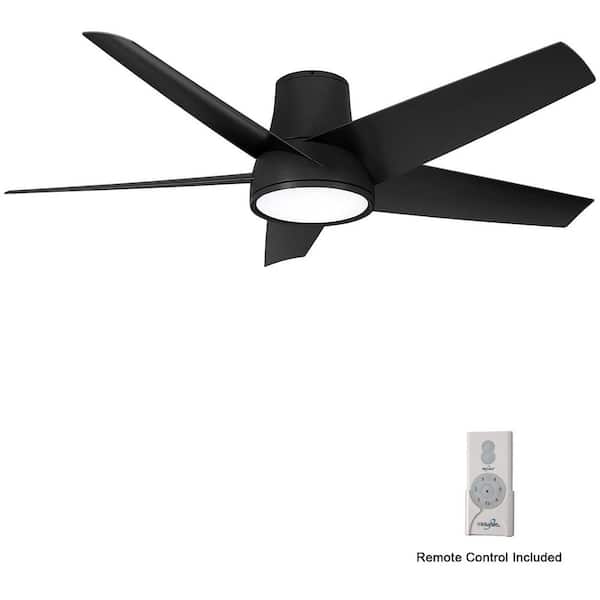 MINKA-AIRE Chubby II 58 in. Integrated LED Coal Smart Ceiling Fan with Remote Control