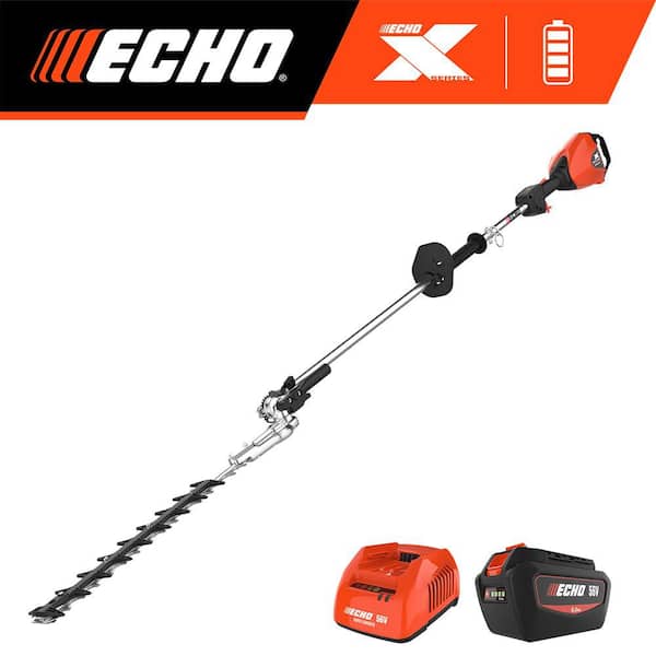 56V 21 in. X Series Double-Sided Double-Reciprocating Articulating Shaft Hedge Trimmer 5.0Ah Battery and Rapid Charger