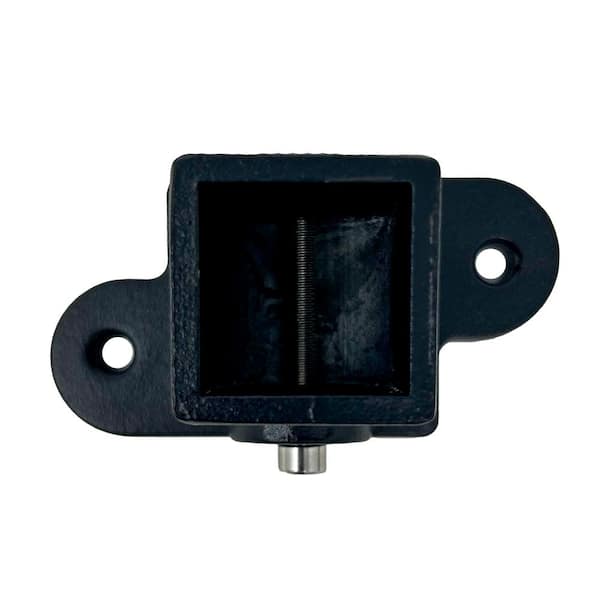 NUVO IRON Ready Rail Series Metal Side-to-Side Swivel Fence Brackets in Black