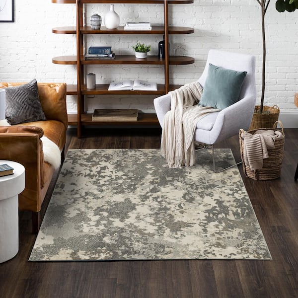 Pershore Gray 1 ft. 11 in. x 3 ft. Area Rug