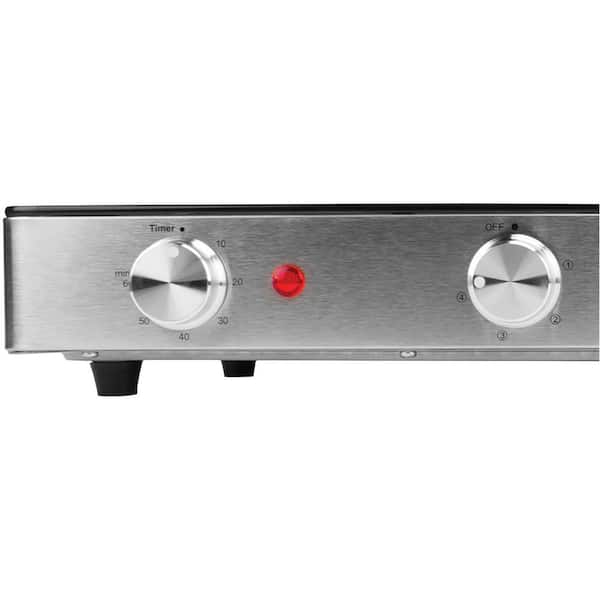 Brentwood Appliances Single Burner 6.5 in. White Electric Burner TS-321W -  The Home Depot