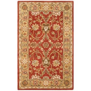 Antiquity Rust/Gold 4 ft. x 6 ft. Border Area Rug