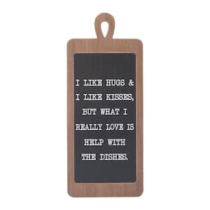 But What I Really Love Is Help With The Dishes Wood Kitchen Decorative Sign