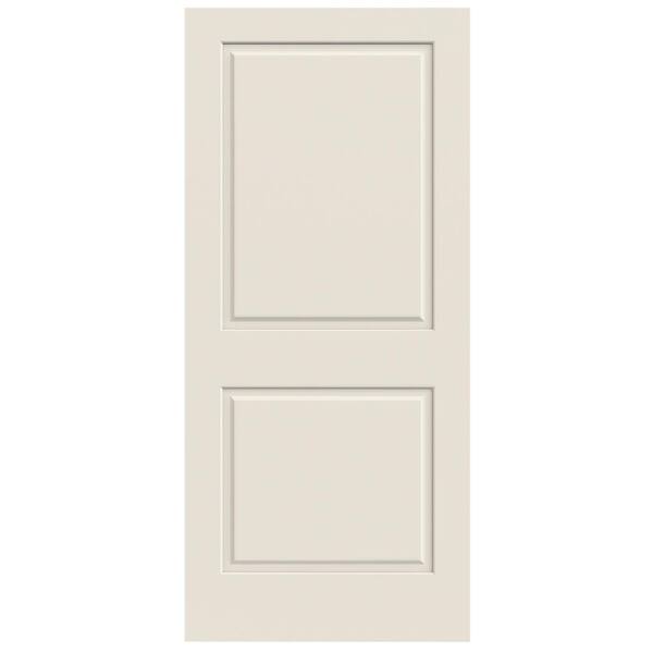 JELD-WEN 36 in. x 80 in. Primed C2020 2-Panel Solid Core Premium Composite Interior Door Slab