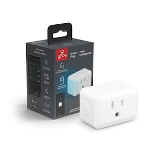 15 Amp Wi-Fi Smart Adapter Plug Mini, No Hub Required, 1 Grounded Outlet, White (1-Pack)