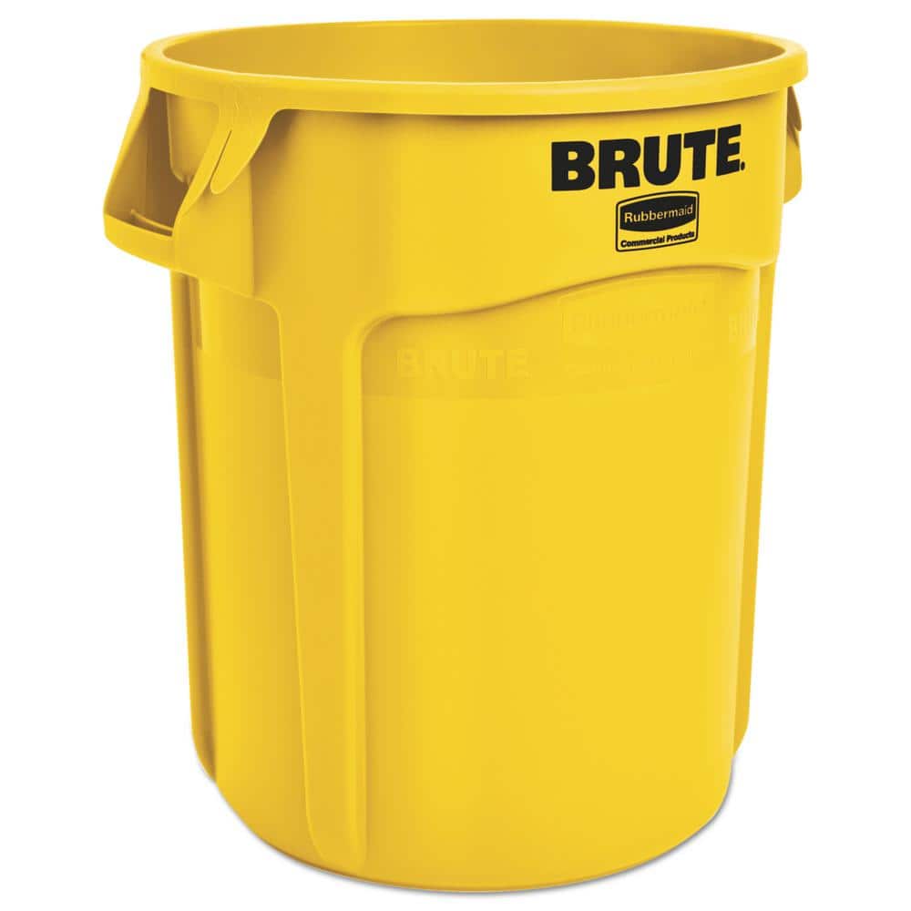 Rubbermaid Commercial Products Brute Heavy-Duty Round Trash/Garbage Can,  20-Gallon, Black, Waste Container Home/Garage/Mall/Office/Stadium/Bathroom