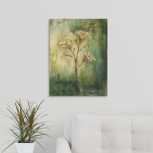 Golden & Green - 18x24 Canvas Print