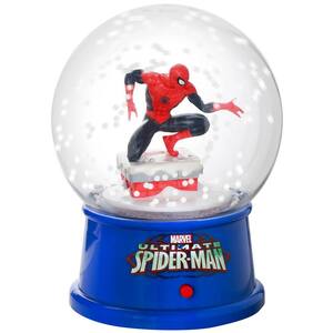 4.5 in. Snow Globe Spider Man on Chimney