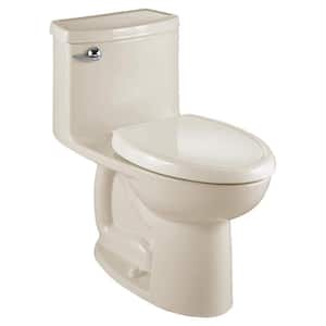 Compact Cadet 3 FloWise Tall Height 1-Piece 1.28 GPF Single Flush Elongated Toilet in Linen, Seat Included