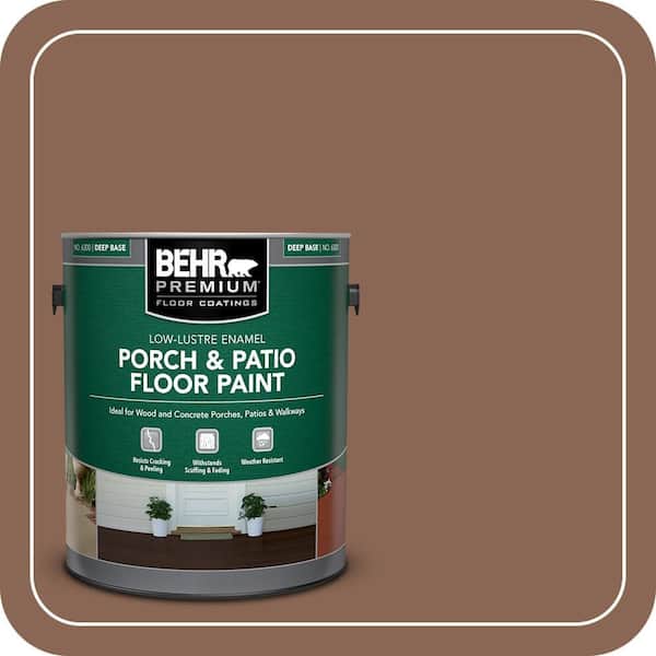 1 gal. #PPU3-17 Clay Pot Low-Lustre Enamel Interior/Exterior Porch and Patio Floor Paint