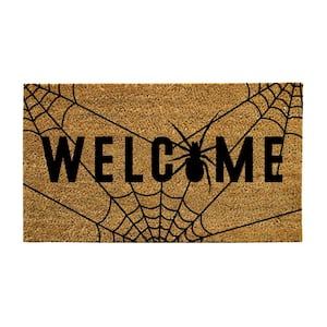 16 in. x 28 in. Coir Halloween Greeting "Welcome" Door Mat