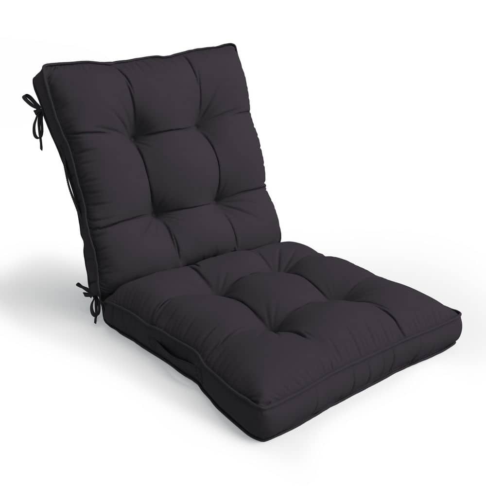 38 x 20 x 5 in. Outdoor Tufted Dining and Rocking Chair Cushion, Waterproof Replacement Seat with Backrest, Grey price history on PriceWatchPro