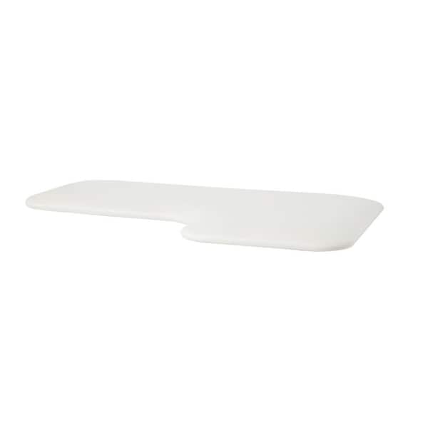 SEACHROME 32 in. L-Shaped Replacement Cushion Shower Seat Top only, Left-Handed