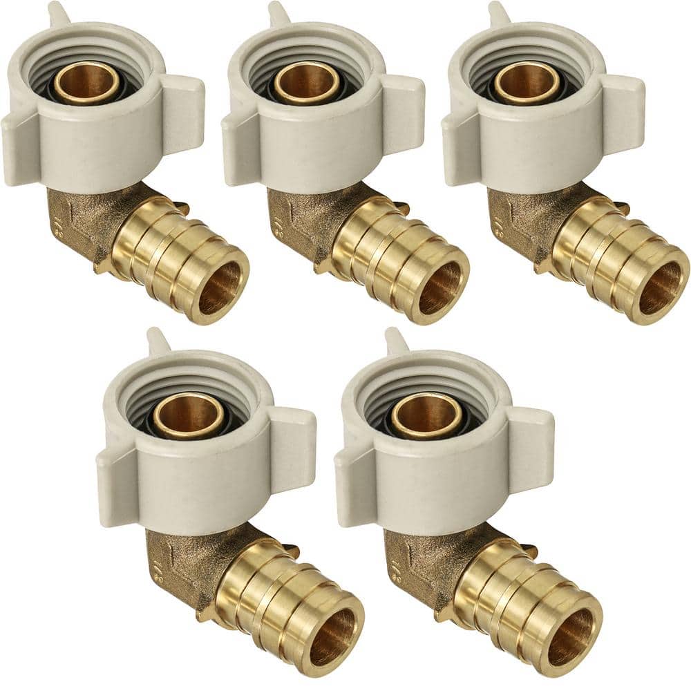 3/4 in. x 3/4 in. PEX A x FIP Expansion Pex Elbow, Lead Free Brass 90° for Use in Pex A-Tubing (Pack of 5) price history on PriceWatchPro