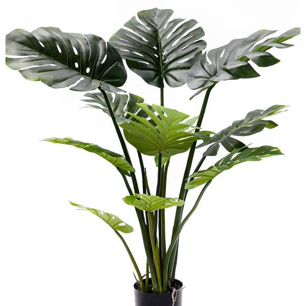 18-Inch Homeford Artificial Split Leaf Philodendron Plant in Pot 