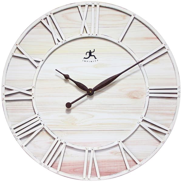 Infinity Instruments Farmhouse Fusion Wall Clock