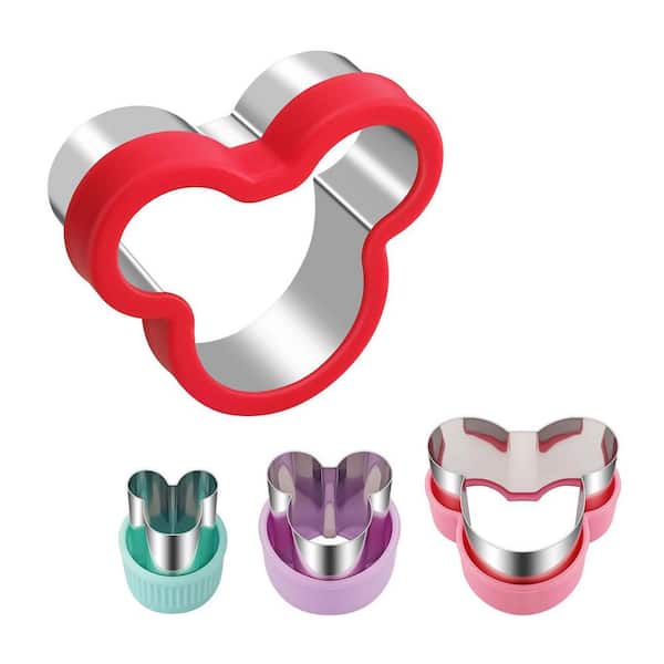 Stainless Steel Animal Shape Cookie Cutter Set with Safe PP Covers Food Grade Rust Resistant for Baking and DIY