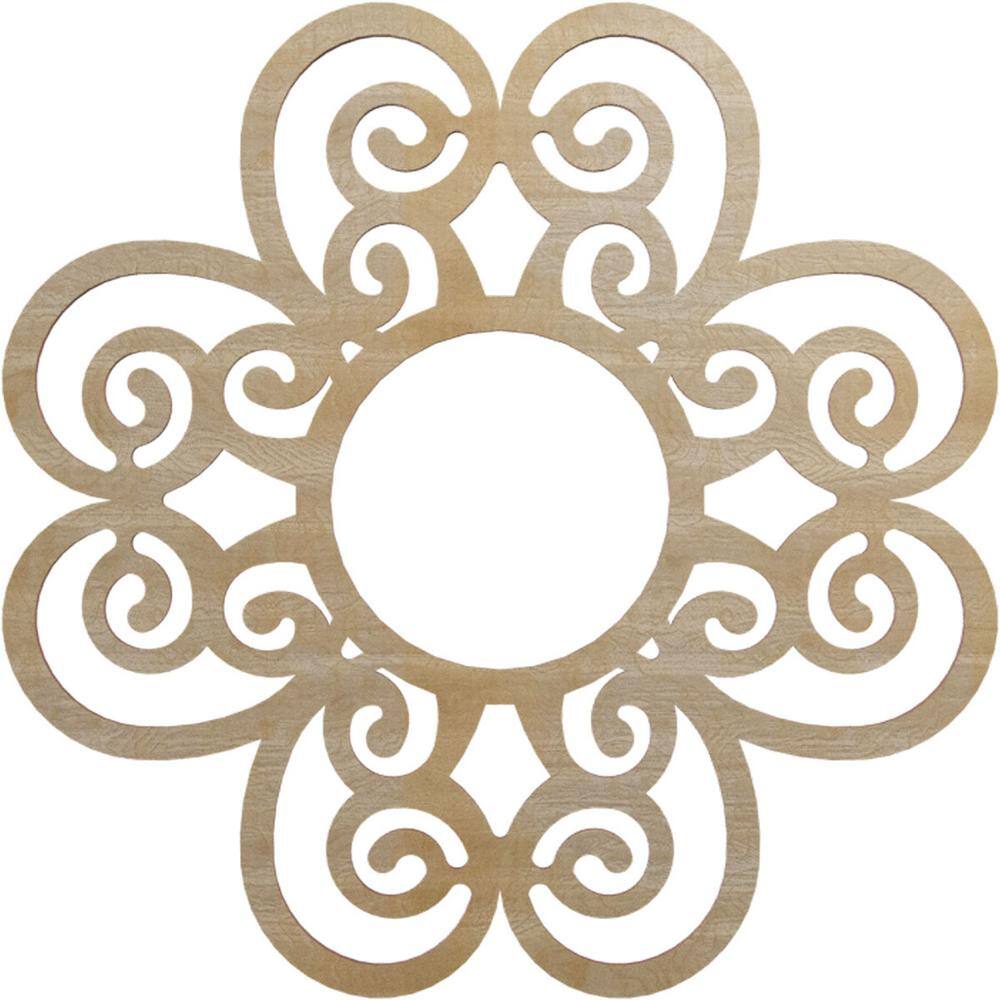 0.375 in. x 6.875 in. x 20 in. Wood Medallion Moulding price history on PriceWatchPro