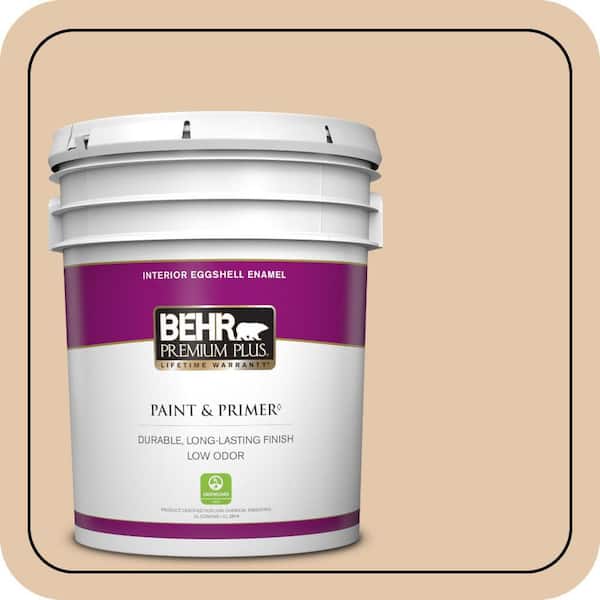 BEHR PREMIUM PLUS 5 gal. #MQ2-45 Craft Juggler Eggshell Enamel Low Odor Interior Paint & Primer