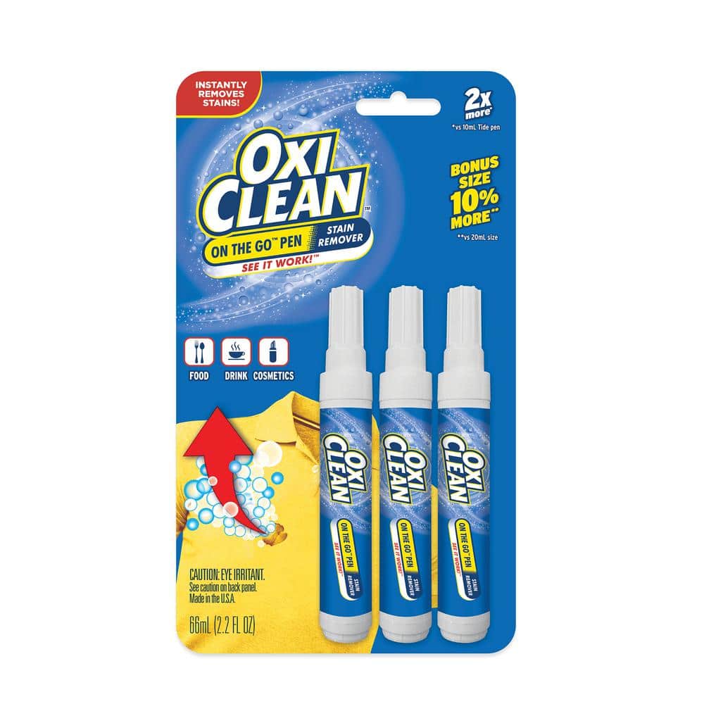 OxiClean On the Go Fabric Stain Remover Pen (3-Pack) 35641 The
