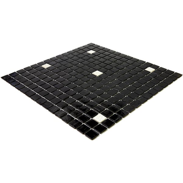 Mohawk® Galaxy Black 12 x 12 Granite Floor and Wall Tile Mohawk® Galaxy Black 12 x 12 Granite Floor and Wall Tile