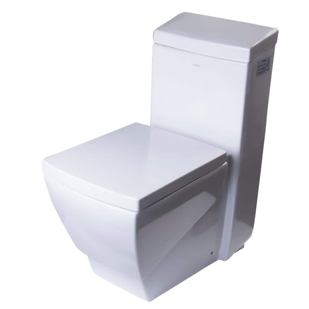 1-Piece 1.28 GPF Single Flush Elongated Toilet in White price history on PriceWatchPro