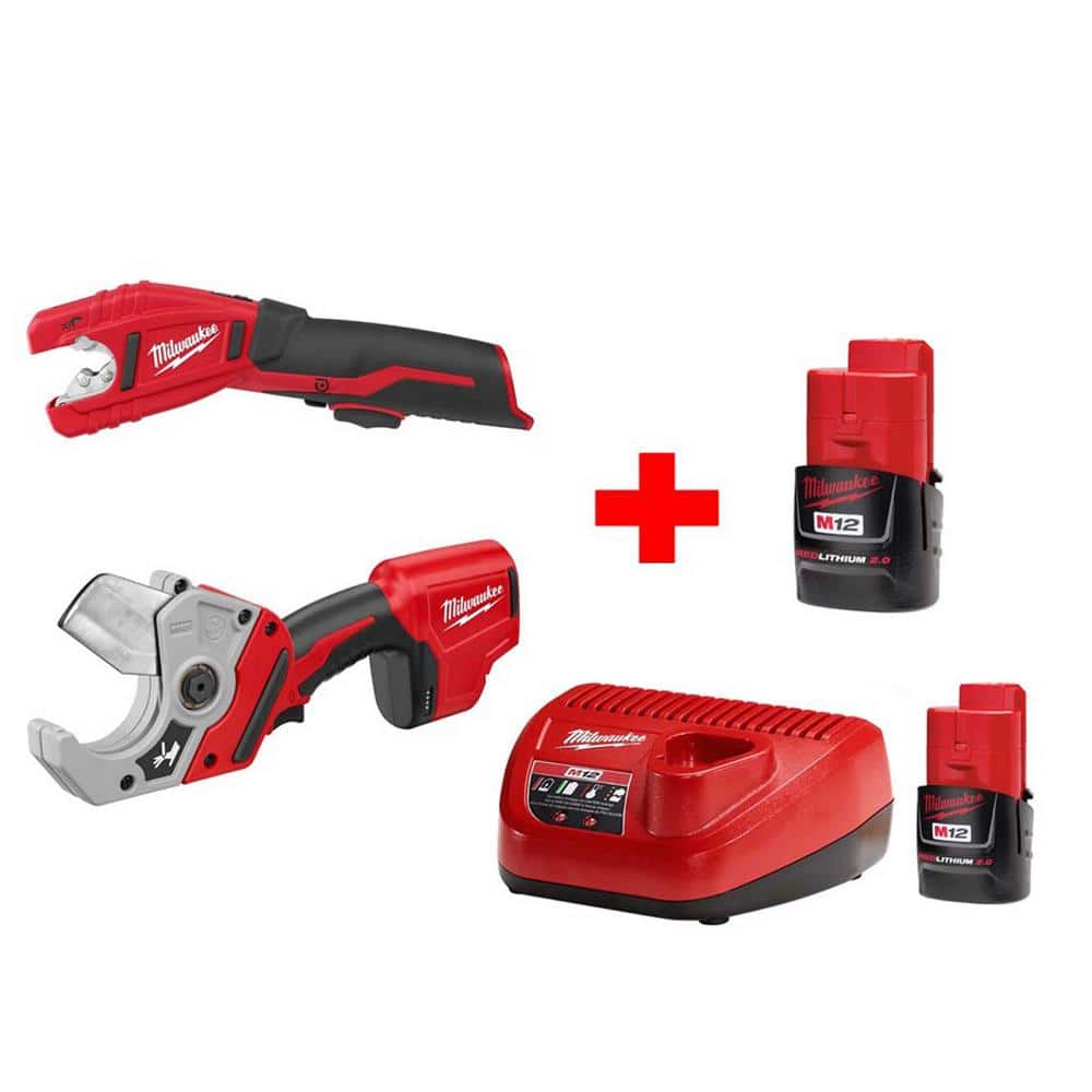 M12 12-Volt Lithium-Ion Cordless Copper Tubing Cutter and PVC Shear Combo Kit (2-Tool) price history on PriceWatchPro