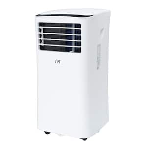 7,000 BTU Portable Air Conditioner Cools 150 Sq. Ft. with Dehumidifier and Remote in White