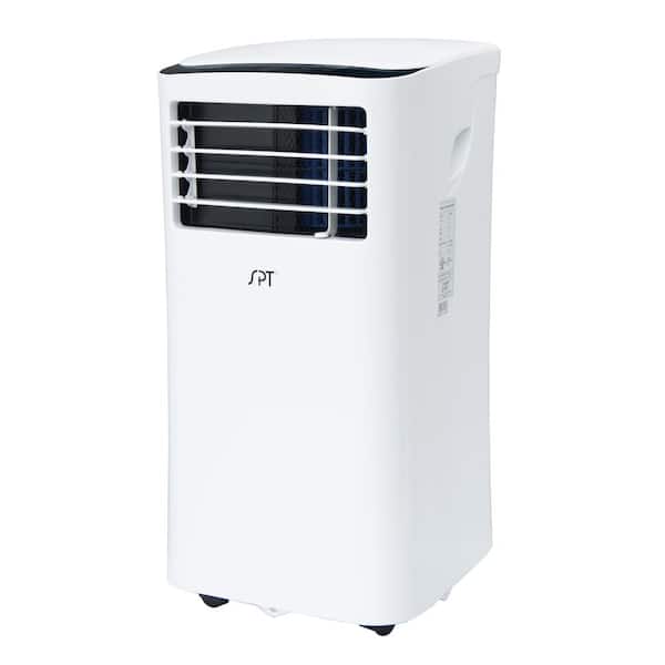 SPT 7,000 BTU Portable Air Conditioner Cools 150 Sq. Ft. with Dehumidifier and Remote in White