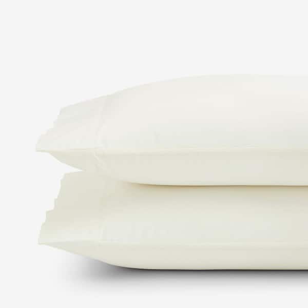 Company Cotton Cream Cotton Percale King Pillowcase (Set of 2)