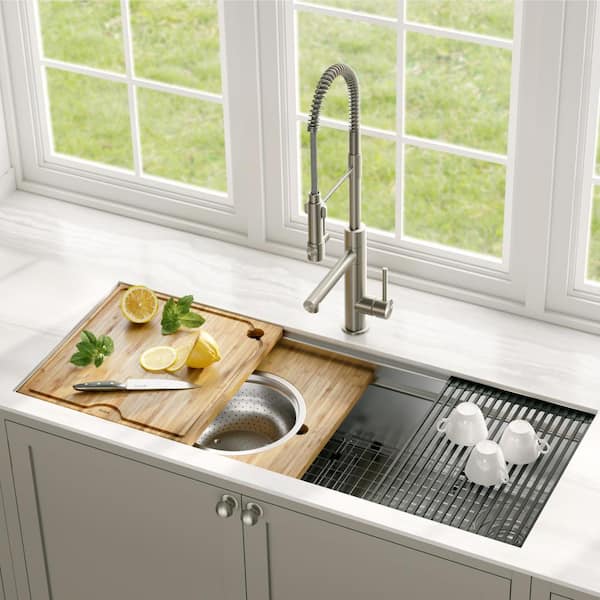 Mixed Wood Cutting Board with Integrated Bowl Scoop