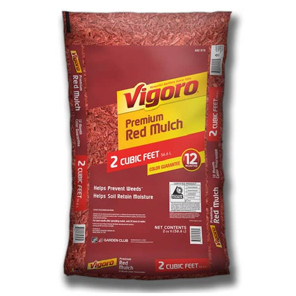 2 cu. ft. Red Colored Mulch
