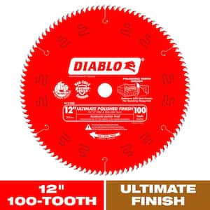 12in. x 100-Teeth Ultimate Polished Finish Saw Blade for Wood