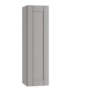 Washington Veiled Gray Plywood Shaker Assembled Wall Kitchen Cabinet Soft Close Left 12 in W x 12 in D x 36 in H
