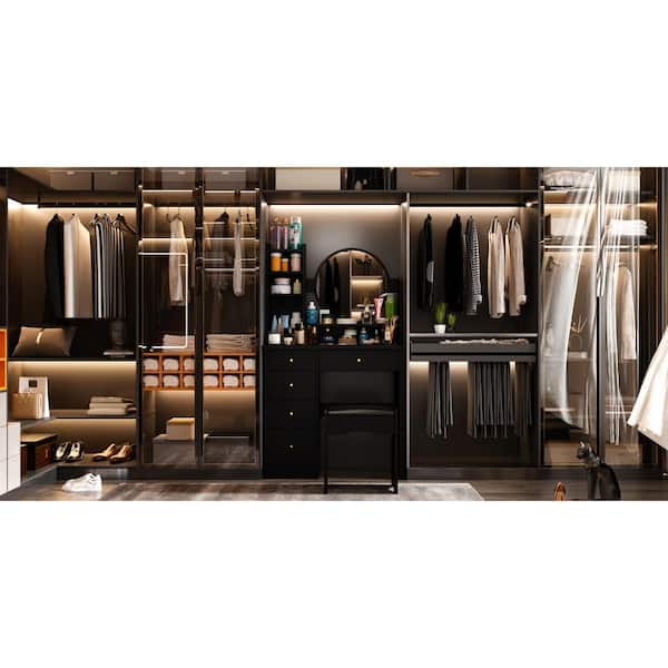 Closet and Vanity Set / Wardrobe and Dressing Table Combo