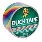 Duck Brand Color Duct Tape Rolls 1 1516 x 105 Yd Neon Rainbow Colors Pack  Of 6 Rolls - Office Depot