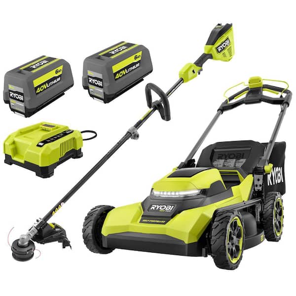 郵送買取 新品5台以上送料無料キャンペーン中！！  Cordless in. 21 Brushless HP 40V RYOBI Battery Behind Walk 工具/メンテナンス