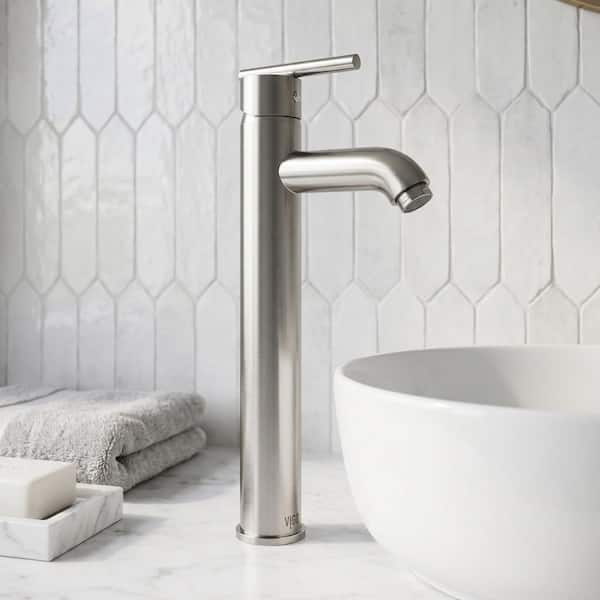 VIGO Seville Single Handle Single-Hole Bathroom Vessel Faucet in
