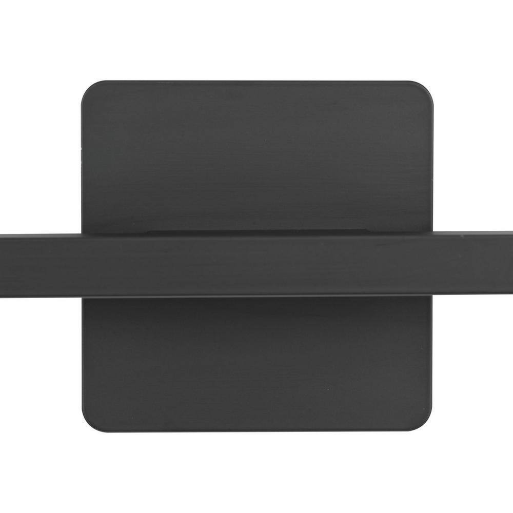 16-Inch Matte Black Aluminum LED Linear Vanity Light